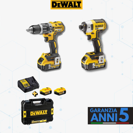 Kit 2in1 DeWalt: Avvitatore+Trapano